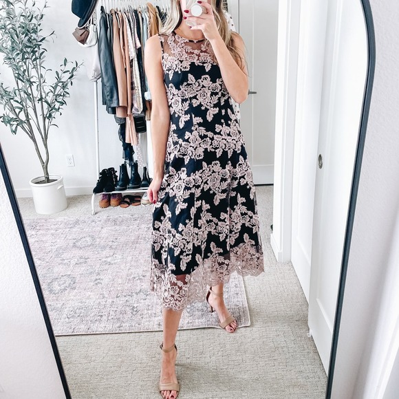 BHLDN Hithero Black Lace Tonya Dress - Picture 12 of 15